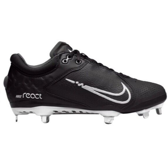 Nike Women's Hyperdiamond 4 Elite Softball Cleats Black Size 9 CZ5917-005 - Picture 1 of 8